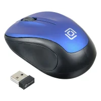 Мышь Oklick 665MW (черный/синий) фото 1